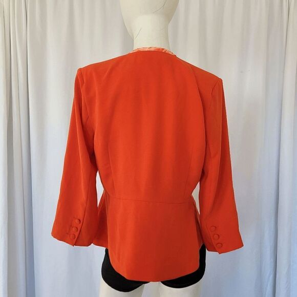 Cabi women's orange one button blazer lined size 4 - Picture 8 of 8